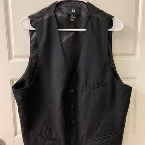 H & M Black Vest Men's 46R